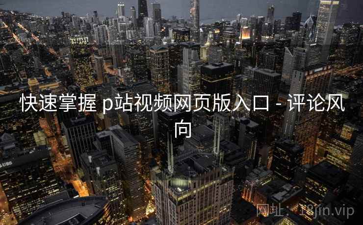 快速掌握 p站视频网页版入口 - 评论风向  第1张