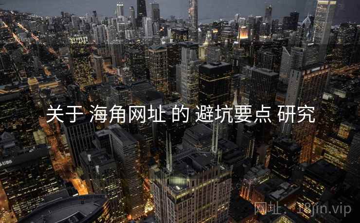 关于 海角网址 的 避坑要点 研究  第1张