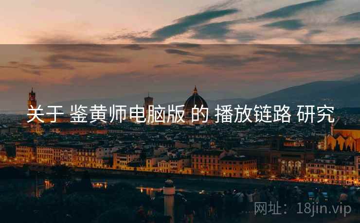 关于 鉴黄师电脑版 的 播放链路 研究  第2张