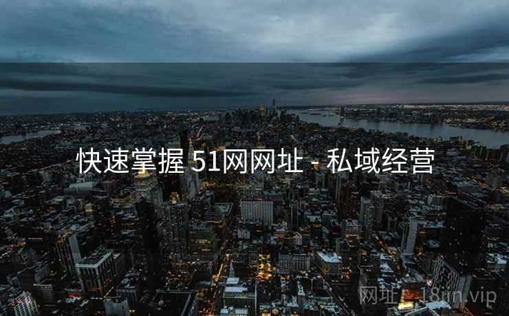 快速掌握 51网网址 - 私域经营  第1张
