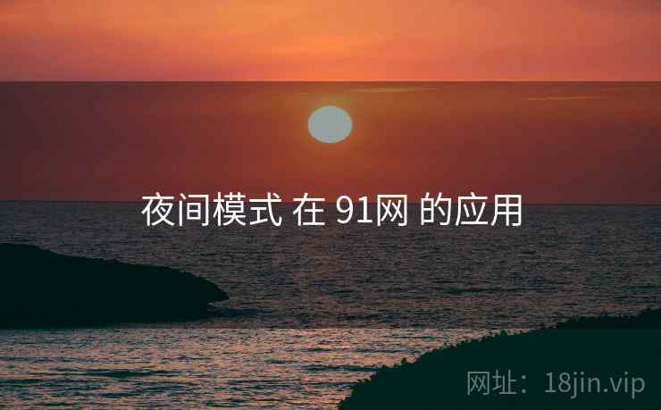 夜间模式 在 91网 的应用 第1张 夜间模式 在 91网 的应用 第1张
